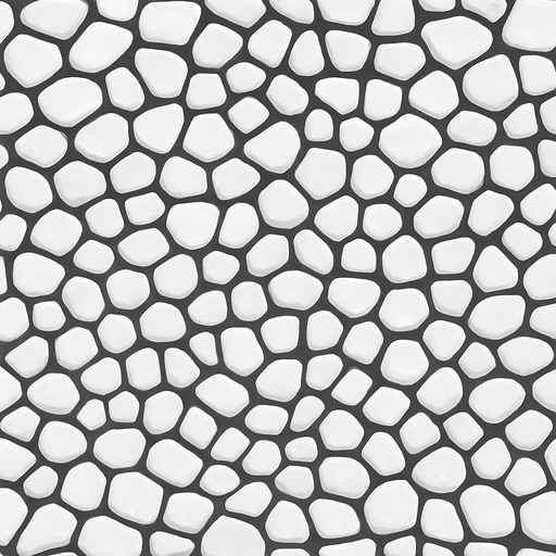 stones are white