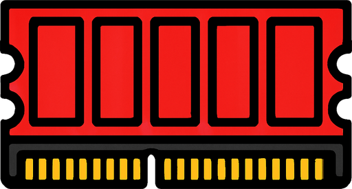 PC RAM.
In-Game asset.  2d.  High contrast.  No shadows