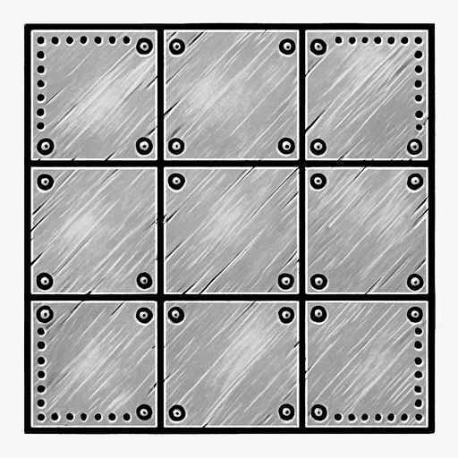 SUELO 2D DE METAL PLATEADO.
In-Game asset.  2d.  High contrast.  No shadows