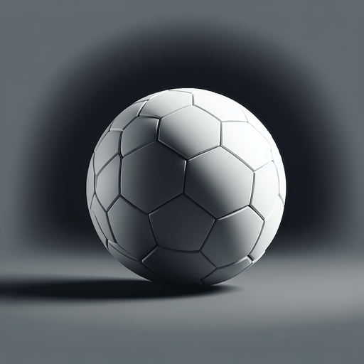 soccer ball
3d.
Single Game Texture.  In-Game asset.  2d.  Blank background.  High contrast.  No shadows