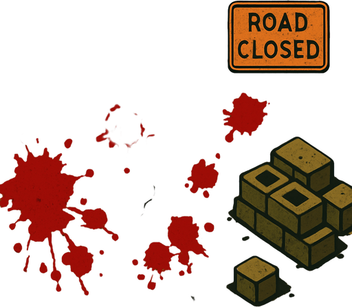 A top view background for a zombie game.
In-Game asset.  2d.  High contrast.  No shadows