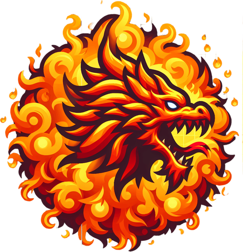 garuda fire ball.
Single Game Texture.  In-Game asset.  2d.  Blank background.  High contrast.  No shadows