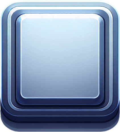 A modern clean empty rectangular button.
Single Game Texture. In-Game asset. 2d. Blank background. High contrast. No shadows.