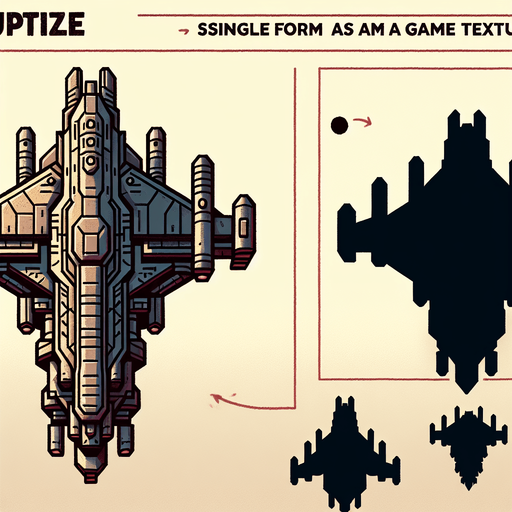 alien spaceship heading down.
Single Game Texture. In-Game asset. 2d. Blank background. High contrast. No shadows.