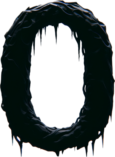 the number 0 written in black, make the numbers eerie.
Single Game Texture. In-Game asset. 2d. Blank background. High contrast. No shadows.