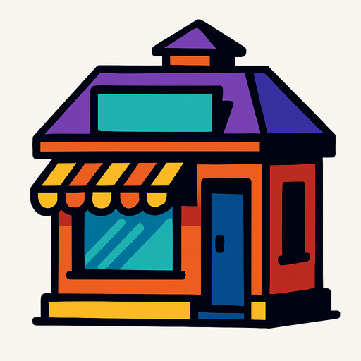 building.
In-Game asset.  2d.  High contrast.  No shadows