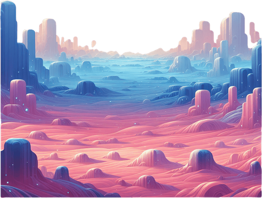beautiful landscape. starry sky, pastel colours, high definition, alien world..
Single Game Texture. In-Game asset. 2d. Blank background. High contrast. No shadows.
