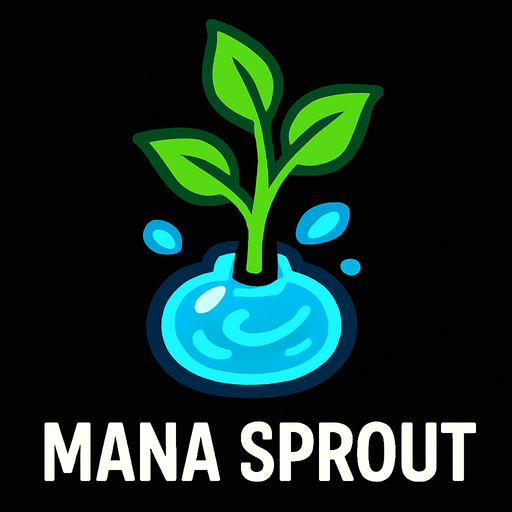manaSprout.
In-Game asset.  2d.  High contrast.  No shadows