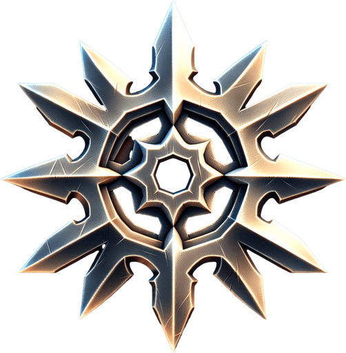 top down view, shuriken game sprite
no background