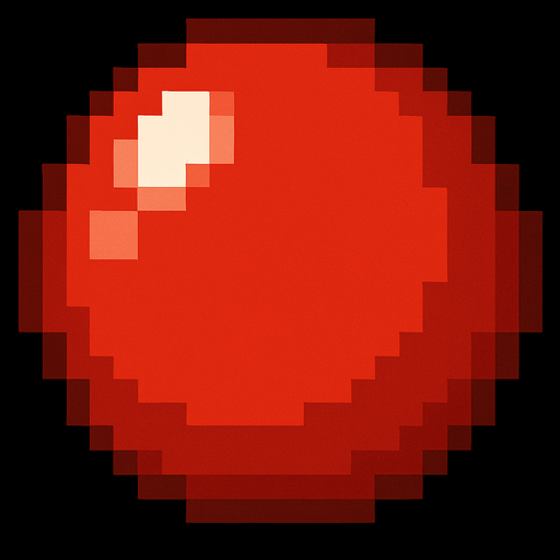 Cámbiale el color a rojo , pixelart