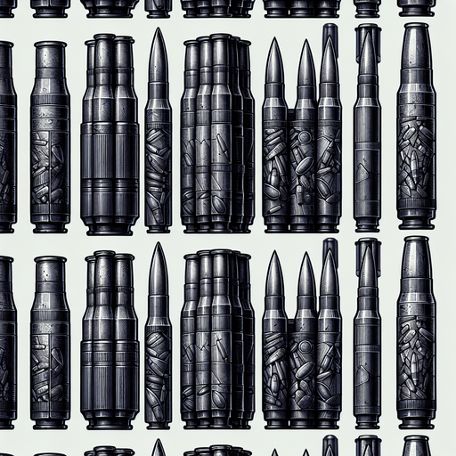 Ammo.
Single Game Texture. In-Game asset. 2d. Blank background. High contrast. No shadows.