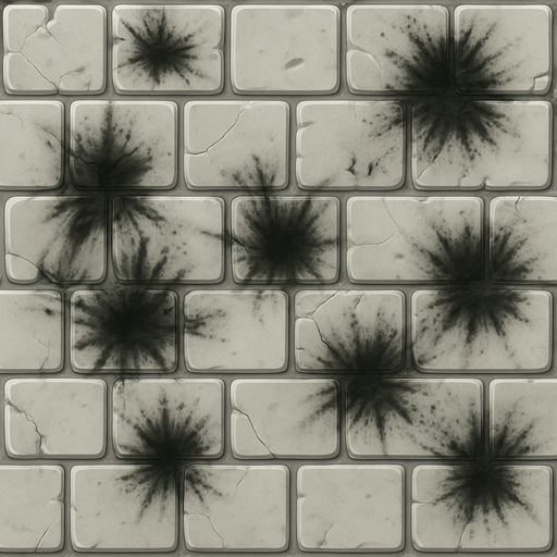 Agrega manchas de explosiones.