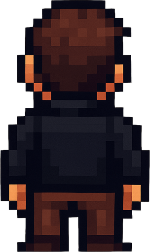 man pixel art with different clothes