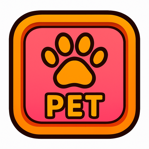 petButton.
In-Game asset.  2d.  High contrast.  No shadows