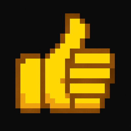 make a yellow 2d pixel like button.
In-Game asset.  2d.  High contrast.  No shadows