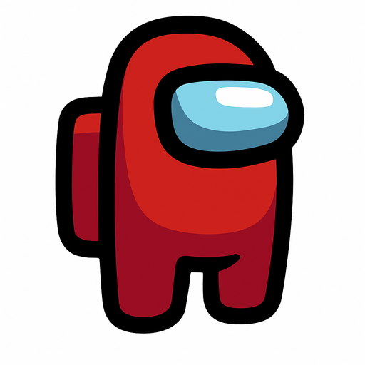 Among US.
In-Game asset.  2d.  High contrast.  No shadows