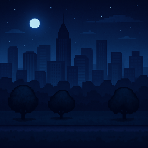 same picture but night