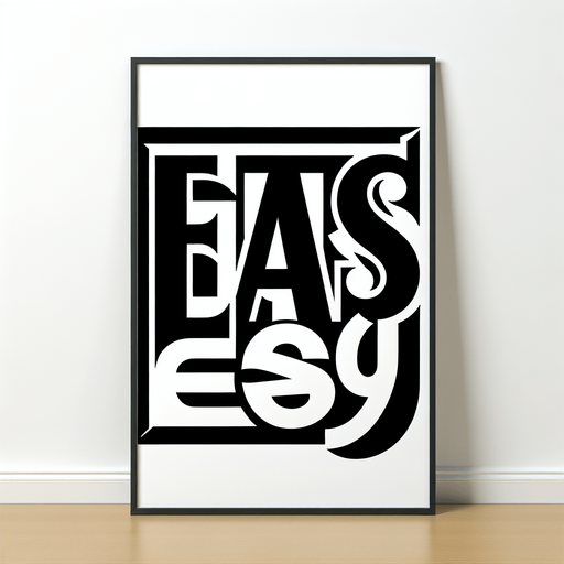 Easy text.
A text that says easy