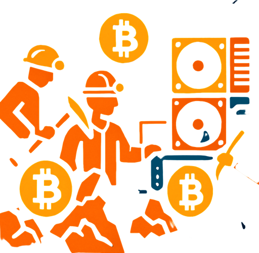 Bitcoin madenciliği yapılan bir ortamın duvar kağıdı.
In-Game asset.  2d.  High contrast.  No shadows