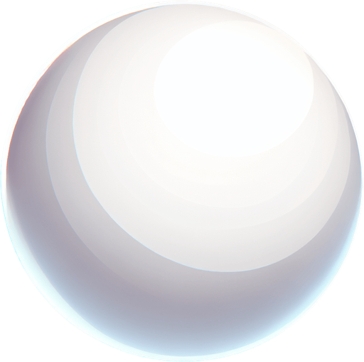 Smooth white circle, 2d, simple.
Single Game Texture. In-Game asset. 2d. Blank background. High contrast. No shadows.