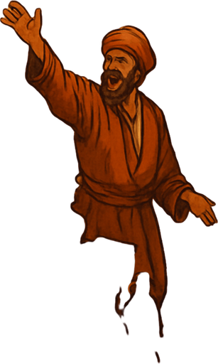 A dusty medieval trade bazaar with exotic goods, traders shouting, spices in the air, colorful fabrics blowing in the wind, realistic.
In-Game asset.  2d.  High contrast.  No shadows