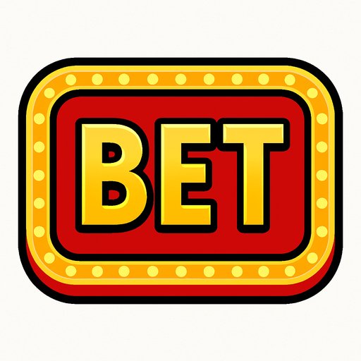 Un boton grande de apuestas que diga "BET" como en el casino.
In-Game asset.  2d.  High contrast.  No shadows