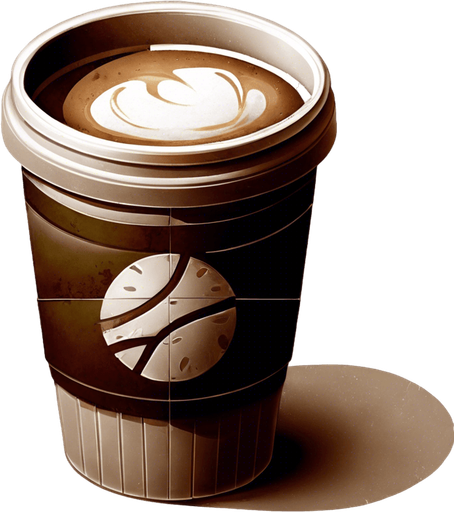 Remove extra details. Only include the coffee cup.