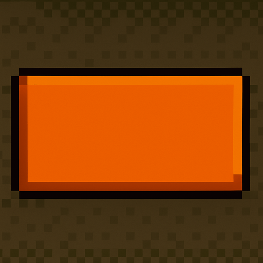 Make me a pixel 2d rectangle 180x60 block.
In-Game asset.  2d.  High contrast.  No shadows