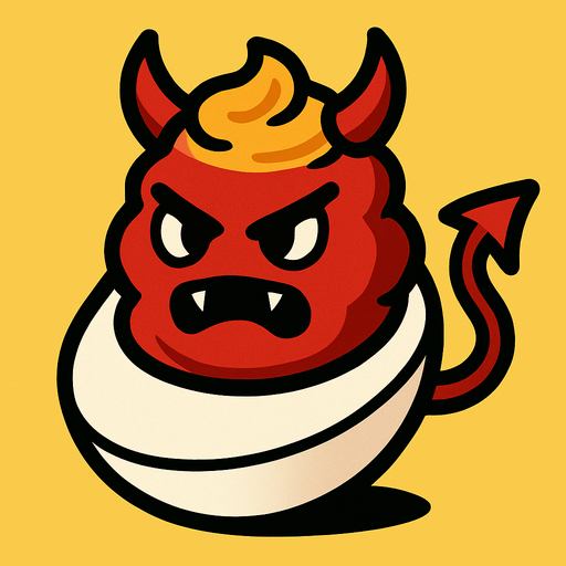 yumurta şeytan.
In-Game asset.  2d.  High contrast.  No shadows