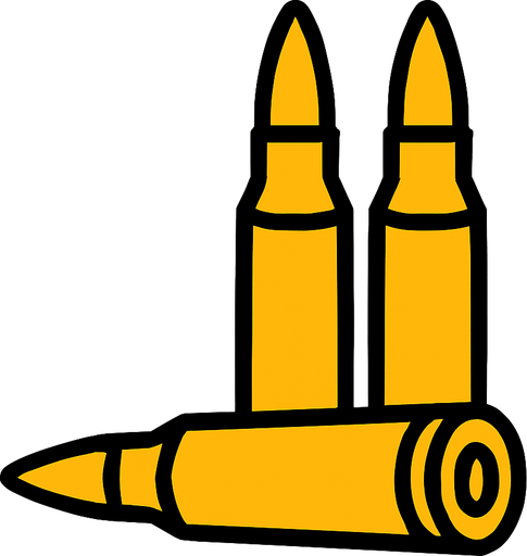 Ammo.
In-Game asset.  2d.  High contrast.  No shadows