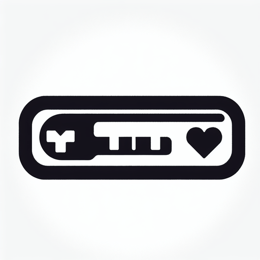 make a health bar black and white basic

Single Game Texture. In-Game asset. 2d. Blank background. High contrast. No shadows.