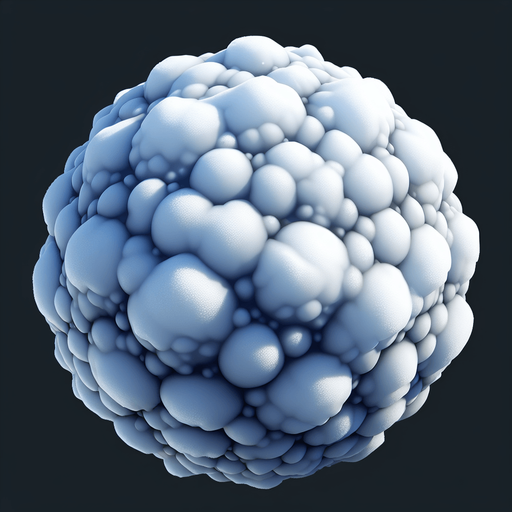 A snowball. Single Game Texture. In-Game asset. 2d. Blank background. High contrast. No shadows.