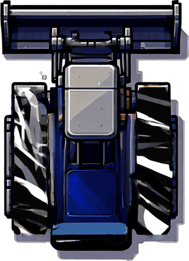 Impression de mouvement des chenilles.