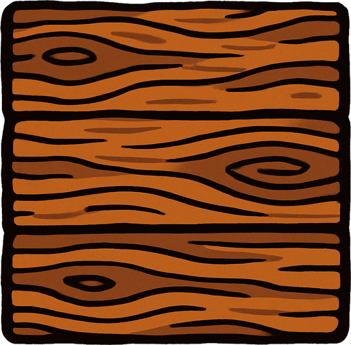 Wood texture.
In-Game asset.  2d.  High contrast.  No shadows