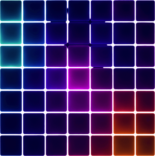 Pack of grid squares. future. HD colors.