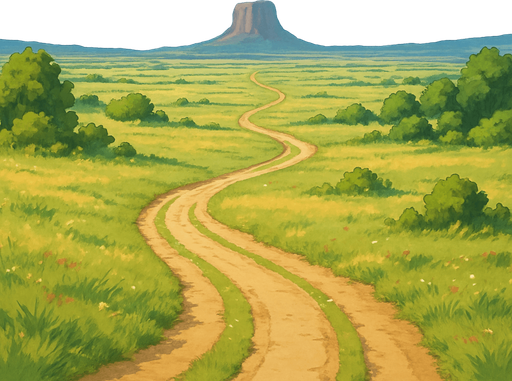 image nature landscape mato tipila look very small  more more 1000 km far distance hill usa. trail race track
In-Game asset.  2d anime