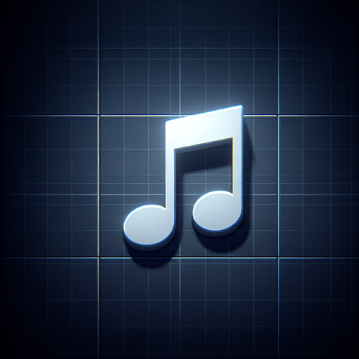 a white musical note on a empty background.
Single Game Texture. In-Game asset. 2d. Blank background. High contrast. No shadows.