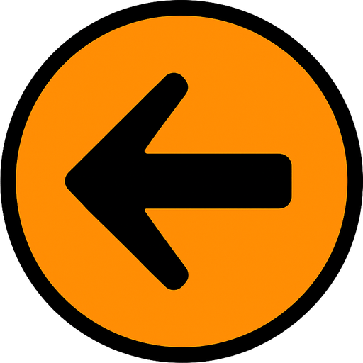 back button.
In-Game asset.  2d.  High contrast.  No shadows