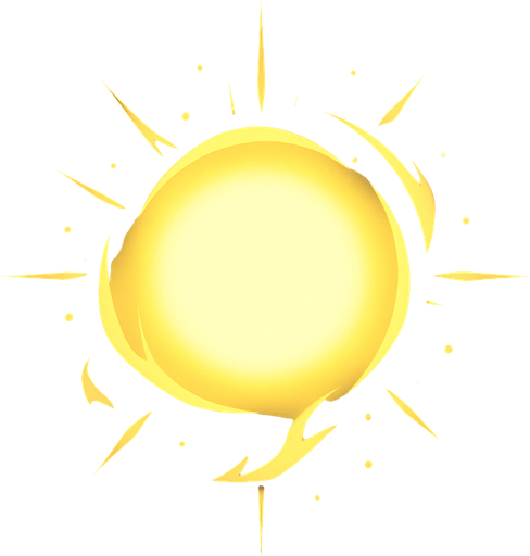 Aura de luz.
In-Game asset.  2d.  High contrast.  No shadows