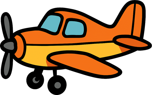 Plane.
In-Game asset.  2d.  High contrast.  No shadows