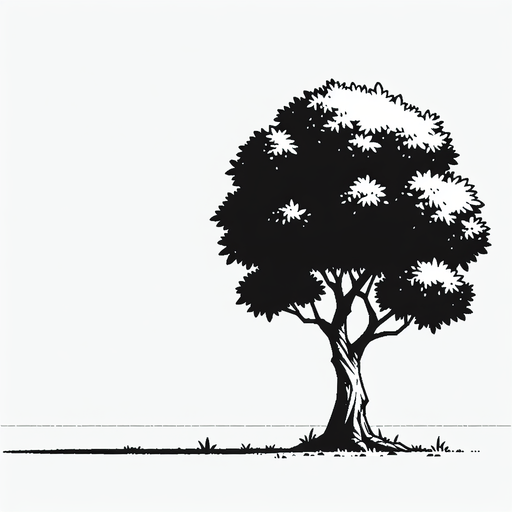 Make a Tree.
Single Game Texture. In-Game asset. 2d. Blank background. High contrast. No shadows.