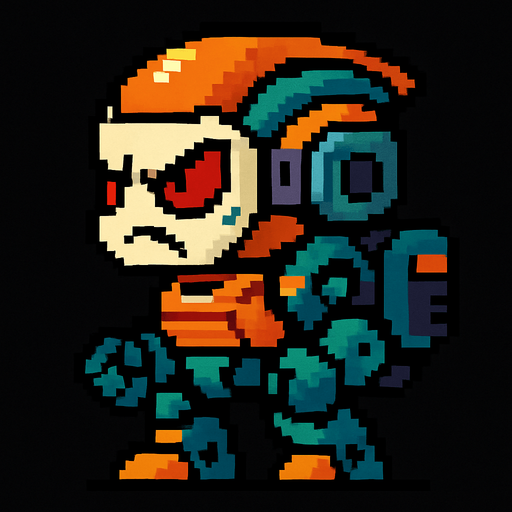 Make it pixel art style