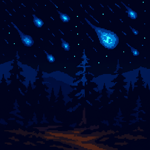 Elimina los cristales y agrega árboles , estilo pixelart