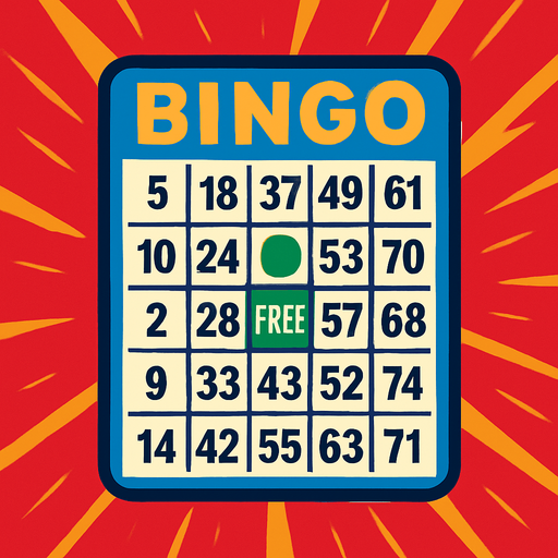 Streakbackground bingo.
In-Game asset.  2d.  High contrast.  No shadows