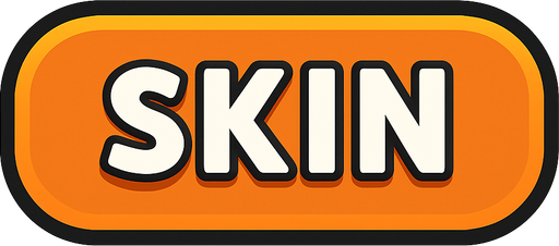 Make a skin buton.
In-Game asset.  2d.  No shadows