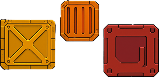 Futuer complicated floors. Different colors. HD colors.
In-Game asset.  2d.  High contrast.  No shadows