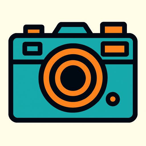 Camera.
In-Game asset.  2d.  High contrast.  No shadows