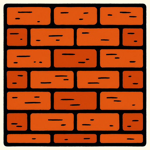 suelo de ladrillos.
In-Game asset.  2d.  High contrast.  No shadows