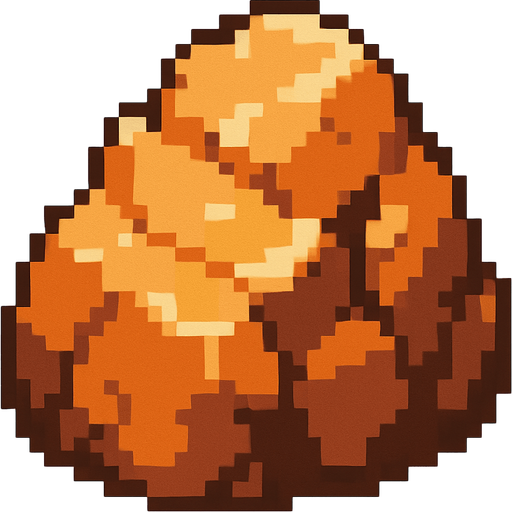 rock, pixelart.
In-Game asset.  2d.  High contrast.  No shadows