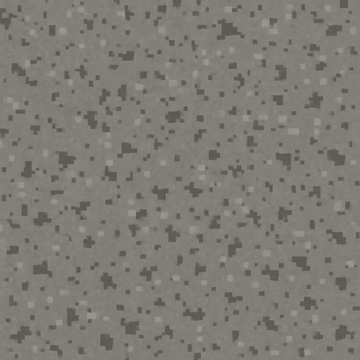 Make a 2D top-down pixelated flat image of concrete.
In-Game asset.  2d.  High contrast.  No shadows